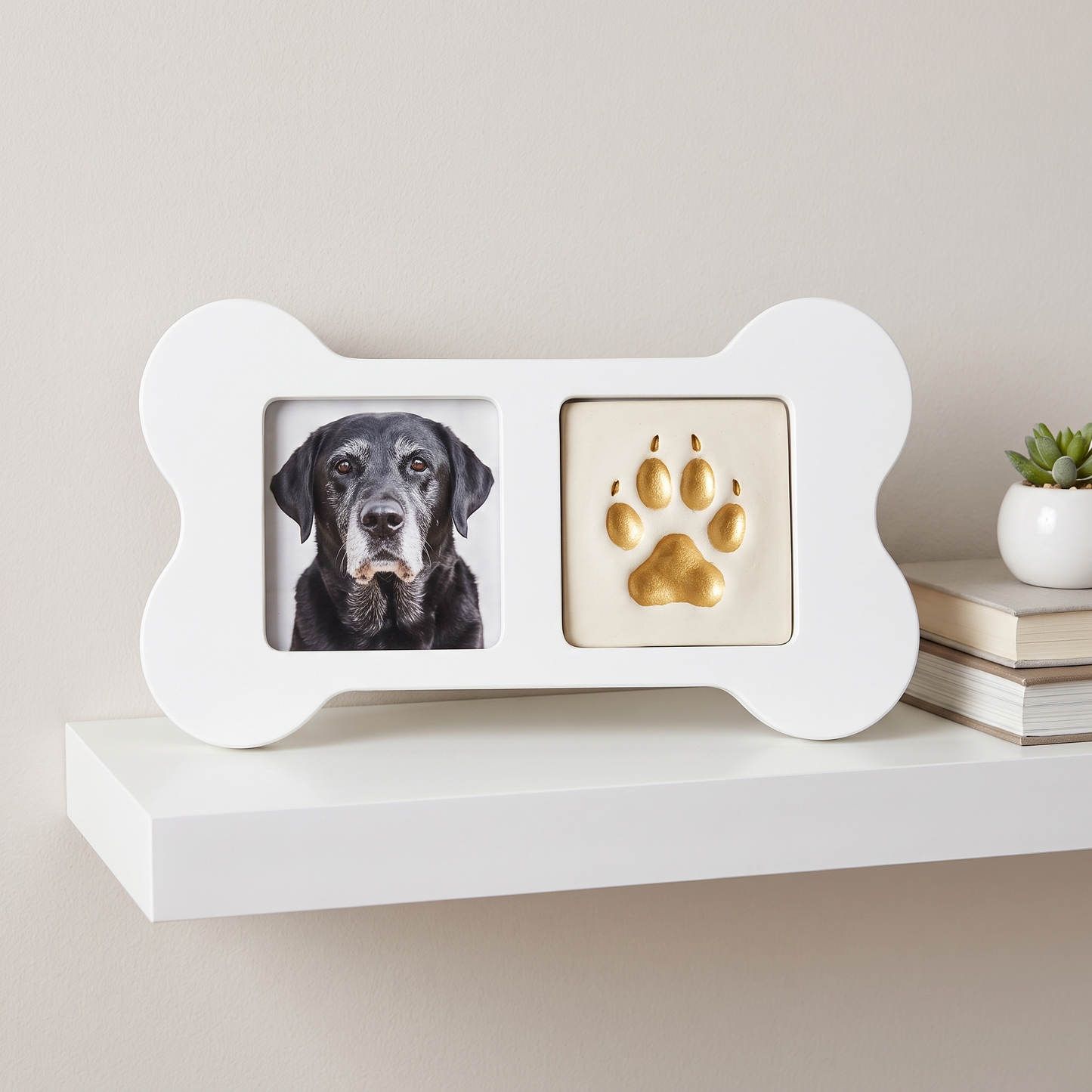 Portrait Bone™ Paw Print Keepsake Frame