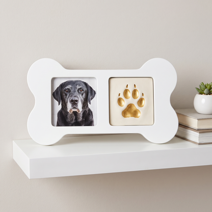 Portrait Bone™ Paw Print Keepsake Frame