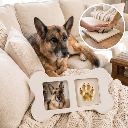 Portrait Bone™ Paw Print Keepsake Frame
